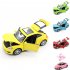 1 32 Simulation Alloy Car Model With Base Die cast Pull back Vehicle With Light Sound Openable Door Christmas Gifts For Boys Girls Pink