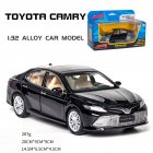 1 32 Simulation Car Model Light Music Effect Doors Open Alloy Pull Back Auto Toy Gift Collection black