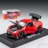 1 32 Simulation Car Model with Sound Light Gtr Alloy Car Toy Ornaments Red