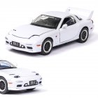 1:32 Simulation Sports Car Children's Racing Vehicle Toy with Sound Light Effect Delicate Christmas Gift white
