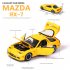 1 32 Simulation Sports Car Children s Racing Vehicle Toy with Sound Light Effect Delicate Christmas Gift yellow