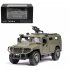 1 32 Tiger Explosion Proof Armored Alloy Car Model Toy with Acousto Optic Opening yellow