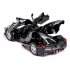 1 32FXX K Alloy Sports Car Model Toy Christmas Gifts for Children black