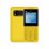 1 33 inch BM5310 Mini Mobile Phone MTK6261 32Mb RAM 32Mb ROM 3 Sim Cards Small Cell Phone White