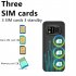 1 33 inch BM5310 Mini Mobile Phone MTK6261 32Mb RAM 32Mb ROM 3 Sim Cards Small Cell Phone White