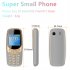1 33 inch Q3308 Pro Mini Mobile Phone MTK6261 32MB RAM 32MB ROM Wireless Call Recording Cellphone Blue