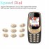 1 33 inch Q3308 Pro Mini Mobile Phone MTK6261 32MB RAM 32MB ROM Wireless Call Recording Cellphone Blue