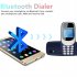 1 33 inch Q3308 Pro Mini Mobile Phone MTK6261 32MB RAM 32MB ROM Wireless Call Recording Cellphone Blue