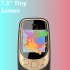 1 33 inch Q3308 Pro Mini Mobile Phone MTK6261 32MB RAM 32MB ROM Wireless Call Recording Cellphone Blue