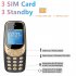 1 33 inch Q3308 Pro Mini Mobile Phone MTK6261 32MB RAM 32MB ROM Wireless Call Recording Cellphone Blue