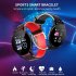 1 3inch Sport Watch Intelligent Watch Bracelet Message Information Heart Rate Monitor Watch for Android iOS Red