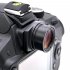 1 3x Zoom Magnifier Eyepiece Eyecup Viewfinder for Canon Nikon Pentax Olympus Sony Fujifim Samsung Sigma Minoltaz DSLR Cameras black