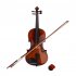 1 4 Beginner Violin Set Natural Solid Wood Beginner Violin With Rosin Bow Case Stringed Musical Instruments N101 as shown in the picture