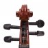 1 4 Beginner Violin Set Natural Solid Wood Beginner Violin With Rosin Bow Case Stringed Musical Instruments N101 as shown in the picture