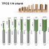 1 4 Straight Router Bit Set  Raised Panel Cabinet Door Making Router Bits  7PCS Straight Router Bit Set  Woodwork Carbide Wood Milling Cutter Woodworking Tools 