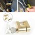 1 4  Trailer Coupler Padlock Solid Brass Trailer Locks for Hitch Security Protector Theft Protection golden