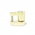 1 4  Trailer Coupler Padlock Solid Brass Trailer Locks for Hitch Security Protector Theft Protection golden