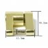 1 4  Trailer Coupler Padlock Solid Brass Trailer Locks for Hitch Security Protector Theft Protection golden