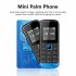 1 54 Inch BM555 Mini Mobile Phone Voice Changer Dialer Dual Sim Card 800mah Battery Mobile Phone Black