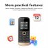 1 54 Inch BM555 Mini Mobile Phone Voice Changer Dialer Dual Sim Card 800mah Battery Mobile Phone White