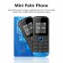 1 54 Inch BM555 Mini Mobile Phone Voice Changer Dialer Dual Sim Card 800mah Battery Mobile Phone White