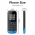 1 54 Inch BM555 Mini Mobile Phone Voice Changer Dialer Dual Sim Card 800mah Battery Mobile Phone White
