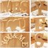 1 5CM Thick Wooden Letters Diy Wedding Handicrafts Home Decoration