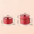 1 5L Multi functional Electric Cooker  Non stick Coated Electric Pan With Phone Holder  Mini Ramen Cooker With Over Heating Protection For Cooking Various Dishe