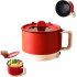 1 5L Multi functional Electric Cooker  Non stick Coated Electric Pan With Phone Holder  Mini Ramen Cooker With Over Heating Protection For Cooking Various Dishe