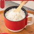 1 5L Multi functional Electric Cooker  Non stick Coated Electric Pan With Phone Holder  Mini Ramen Cooker With Over Heating Protection For Cooking Various Dishe