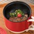 1 5L Multi functional Electric Cooker  Non stick Coated Electric Pan With Phone Holder  Mini Ramen Cooker With Over Heating Protection For Cooking Various Dishe