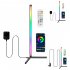 1 5M 120 Leds RGB Corner Floor Lamp with Remote Control SMD5050 16 Million Lighting Colors Floor Lights US Plug