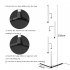 1 5M 120 Leds RGB Corner Floor Lamp with Remote Control SMD5050 16 Million Lighting Colors Floor Lights US Plug