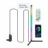 1 5M 120 Leds RGB Corner Floor Lamp with Remote Control SMD5050 16 Million Lighting Colors Floor Lights US Plug