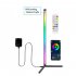 1 5M 120 Leds RGB Corner Floor Lamp with Remote Control SMD5050 16 Million Lighting Colors Floor Lights US Plug