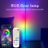 1 5M 120 Leds RGB Corner Floor Lamp with Remote Control SMD5050 16 Million Lighting Colors Floor Lights US Plug