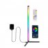 1 5M 120 Leds RGB Corner Floor Lamp with Remote Control SMD5050 16 Million Lighting Colors Floor Lights US Plug