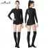 1 5MM Siamese Wet type Warm Long Sleeve Jellyfish Swimming Surfing Stocking Suit Camouflage top M