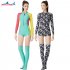 1 5MM Siamese Wet type Warm Long Sleeve Jellyfish Swimming Surfing Stocking Suit Camouflage top M