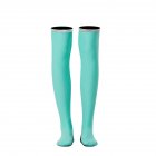 1 5MM Siamese Wet type Warm Long Sleeve Jellyfish Swimming Surfing Stocking Suit Blue stockings L
