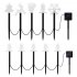 1 5V Solar LED Light Christmas Pathway Lawn Acrylic IP65 Waterproof Light Bell Christmas Tree Elk For Xmas 1 String  5 Lights   5 Christmas lights