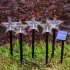 1 5V Solar LED Light Christmas Pathway Lawn Acrylic IP65 Waterproof Light Bell Christmas Tree Elk For Xmas 1 String  5 Lights   5 Christmas lights