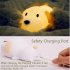 1 5W LED Lying Flat Dog Night Light With 30 60 Min Timer 2700 6500K Portable Dimmable Adjustable Brightness Bedside Lamp For Boys Girls dual light source