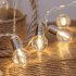 1 5m 10 LEDs String Light Fairy Light Battery Operated Garland Decoration Wedding Christmas Party Lights Warm White