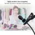 1 5m Clip on Microphone Collar Tie Mobile Phone Lavalier Microphone Mic for ios Android Cell Phone Laptop 8Pin interface