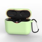 1 5mm Thickness Silicone Case Earphone Protective Cover Headset Carer for Sony WF 1000XM3   green