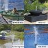 1 5w Swimming Pool Solar Power Fountain Built in Suction Cup Submersible Water Pump With Sponge 1 5W