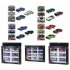 1 64 Alloy Car Model Children Simulation Pull back Racing Car Toys For Boys Birthday Gifts Collection 3pcs B