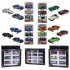 1 64 Alloy Car Model Children Simulation Pull back Racing Car Toys For Boys Birthday Gifts Collection 3pcs B