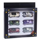 1:64 Alloy Car Model Children Simulation Pull-back Racing Car Toys For Boys Birthday Gifts Collection 6pcs B